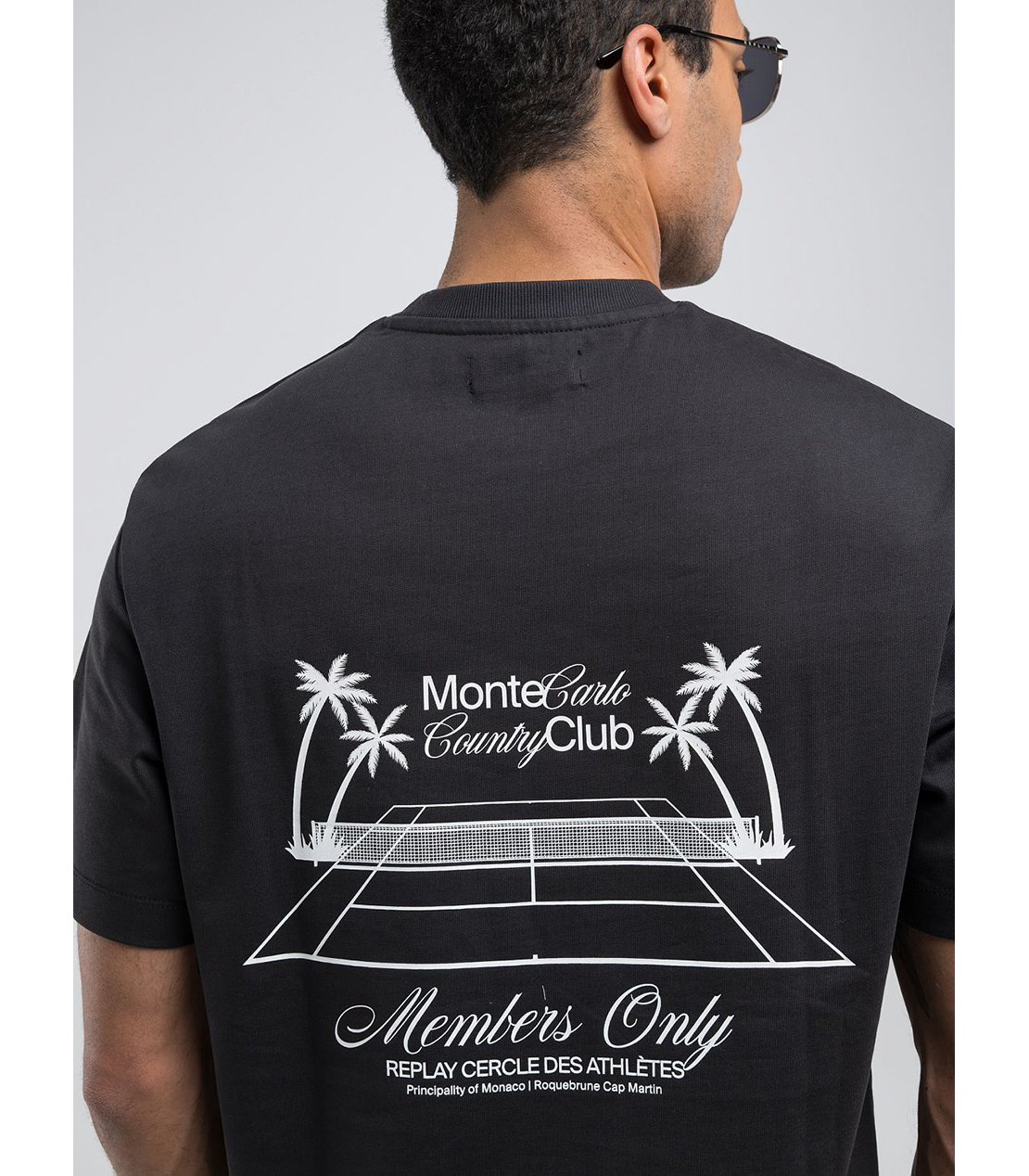 モンテカルロカントリークラブコレクションレギュラーフィットTシャツ 詳細画像 ブラック 6